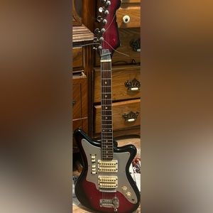 Vintage Japanese rare 4 pick up 6 switch guitar. Valued at $800.